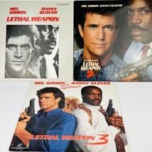 Lethal Weapon Laserdisc Set Of 3 Movies, 1, 2, 3. Lot, Very Good Condition - $34.82