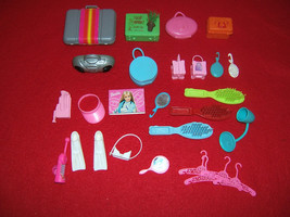 Vintage Lot of 33 Pc. Barbie Various Plastic Accessories - £10.52 GBP