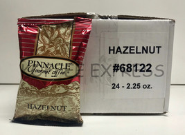 Hazelnut Gourmet Coffee Pinnacle Brand 24/2.25oz Case Ground Flavored - £31.63 GBP