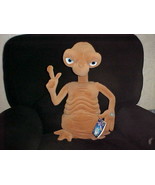 21&quot; Talking E. T Extra Terrestrial Plush Tags Light Up Heart &amp; Finger Un... - £138.07 GBP