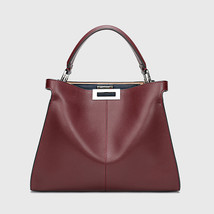 Genuine Leather Ladies Hand Bags Luxury Designer Handbags High Quality Soft Cow  - £122.60 GBP