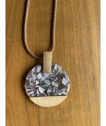 Michelle McDowell Grey Tortoise Necklace Paris Collection New W/Tags - $20.00