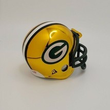 Metallic Gold Green Bay Packers Micro Mini Pocket Pro Riddell Helmet 2&quot;  - £11.47 GBP