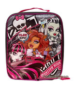 Monster High Soft Insulated Lunch Bag Draculaura, Clawdeen Wolf &amp; Franki... - £23.90 GBP