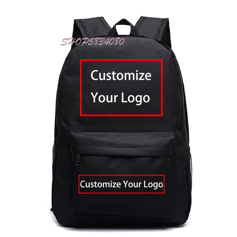 DIY Backpack Dropshipping customer Backpack Custom Logo School Bags for Boys - £17.21 GBP
