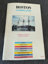 1986 Boston Complete Visitors Guide by Massport Taxi Driver - $12.50