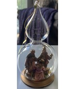 Fontanini Three Kings Christmas Ornament Teardrop Hand Blown Glass 6” Re... - $186.04 MXN