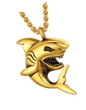 Stainless Steel Shark/Octopus/Wolf Tooth Necklace - $66.10