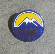 SUNSHINE VILLAGE Ski Mountains Resort Travel Skiing Souvenir Lapel Pin C... - £7.04 GBP