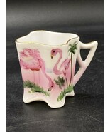 Omashi China Flamingos Souvenir Of Florida Hand Painted in Japan 2.5” - $26.72