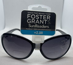 Foster Grant Women’s Black Ombre Bifocal Sunreader reading glasses Readers +2.00 - £11.00 GBP