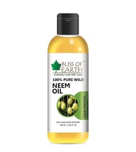100% Pure Wild Crafted Neem Oil Coldpressed Unrefined 100ml - $14.85
