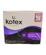 U by Kotex Security Tampons Big Box 36 count Unscented Super Plus - €85,88 EUR U by Kotex Security Tampons Big Box 36 count Unscented Super Plus - €85,88 EUR
