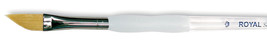 Soft-Grip Golden Taklon Dagger Brush-3/8&quot; Width - £8.72 GBP