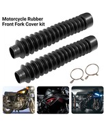 NEW Motorcycle Rubber Front Fork Cover Dust Gaiters Gaitor Boot Shock Ab... - €11,61 EUR