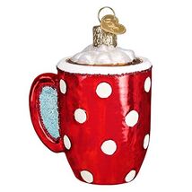 Old World Christmas Cup of Hot Cocoa Glass Tree Ornament 32310 FREE BOX New - $14.49