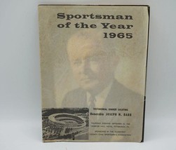 Allegheny County Pittsburgh PA Sportsman of The Year Program 1965 Joseph... - $54.44