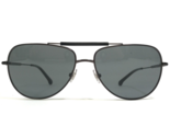 Brooks Brothers Sunglasses BB4036-S 115087 Gray Aviators with Black Lenses - $74.58