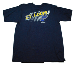 St. Louis Blues Reebok Made in St. Louis NHL Hockey T - Shirt -  M - XXL  - £15.62 GBP