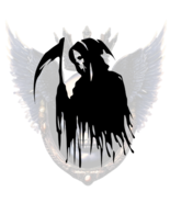 Grim Reaper Vinyl Decal, Gothic, Skull Death Scythe for Car, Laptop, Wall - $118.27 MXN+