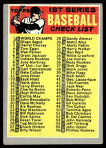 1970 Topps #9 1st Series Checklist 1-132 CL VGEX-B111R4 - £15.82 GBP