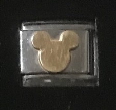 Mickey Mouse Ears Wholesale Italian Charm Enamel Link 9MM K54 Style M - £10.75 GBP