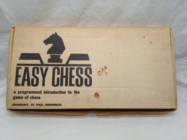 Easy Chess Calhouns St Paul Minnesota Board Game With Plastic 2-4&quot; Piece... - £43.40 GBP