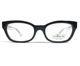 Coach HC 6042 Hadley 5002 Black Eyeglasses Frames Clear Cat Eye 48-17-135 - £37.43 GBP