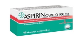 Aspirin Cardio 100 mg 98 tablet - $29.99
