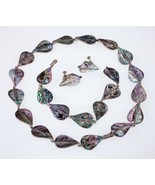 Authenticity Guarantee 
Vintage Taxco Abalone Necklace, Bracelet &amp; Earri... - $495.00