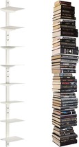 Invisible Floating Bookshelf For Wall Mounted, 8 Tier Vertical, 4 Pack W... - $85.98