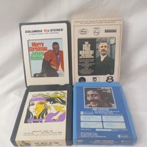 Lot Of 4 Jim Croce The Carpenters Paul Mauriat Johnny Mathis 8 Track Tapes Music - £18.48 GBP