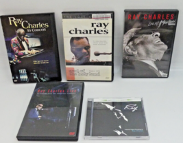 Ray Charles 4 DVD Concerts, Ray CD - Concerts: Miami Canada Switzerland ... - $29.65