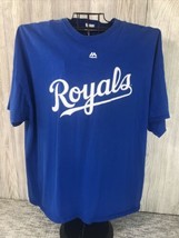 Kansas City Royals (Authentic Majestic) Blue 4XL Cotton T Shirt Royals B... - $9.85