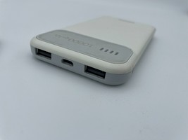 Power Bank Miniso 10000mAh JP-62 External Battery Charger White Portable... - £10.94 GBP