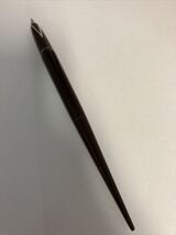 Sheaffer Brown Desk Fountain Pen Stainless Steel Nib Writes! *FREE SHIPP... - $27.67