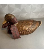 Vintage Ceramic Decorative Duck 1980s - $6.26