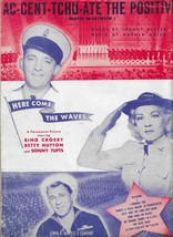 WWII Sheet Music Ac-Cent-Tchu-Ate The Positive Accentuate Bing Crosby 1944 - £3.16 GBP