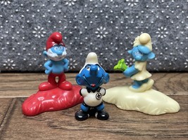 Peyo Smurfs Lot Of Three  2017/1988 SH - $9.90