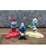 Peyo Smurfs Lot Of Three  2017/1988 SH - $9.90