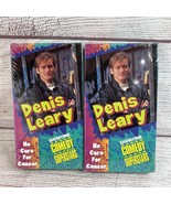 2 New Showtime Comedy Superstars Denis Leary No Cure for Cancer VHS 1992 - $12.86