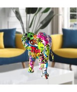 Elephant African Multicolor 35.5*20*24.5 - £133.06 GBP