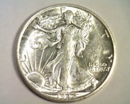 1942-S Walking Liberty Half Choice About Uncirculated Ch. Au Nice Original Coin - £27.42 GBP