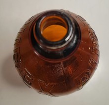 Brown Amber Purex Bottle 10" Tall Vintage image 2