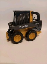 Ertl John Deere Yellow 320D Skid Steer Loader Diecast Missing Bucket/Fork - $272.80 MXN