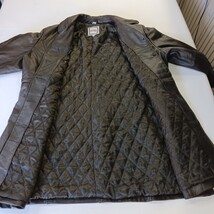 Brown Leather Jacket Women's Size 2XL Excelled Collection Classy Buttons Pockets image 11