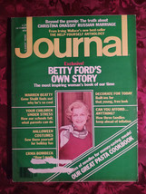 Ladies Home Journal October 1978 Betty Ford Warren Beatty Virginia Euwer Wolff - £8.47 GBP