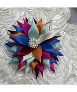** SPECIAL PURCHASE **KANZASKI FLOWER FOR BROOCH, CORSAGE OR HEADBAND - $20.22 CAD