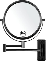 Wall Mounted Makeup Mirror, 1X/ 10X Magnifying Makeup Mirror, 8&quot; Double Sided - £27.73 GBP