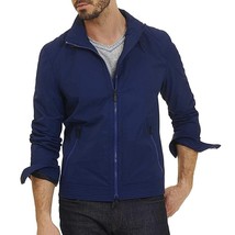 Robert Graham Men&#39;s Lightweight Geospace Zip Front Windbreaker Jacket Navy Large - £68.74 GBP